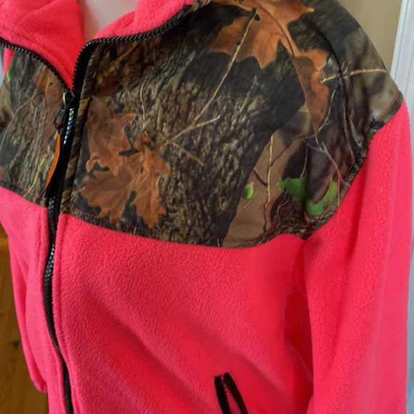 Trail Crest girl’s camo fleece jacket - Picture 5 of 8